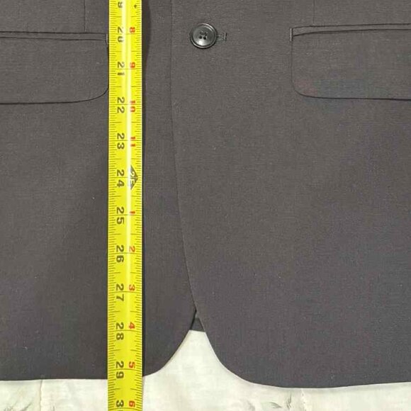 Calvin Klein Black Wool Two-Piece Suit - 36R & 30x30 - Picture 5 of 12